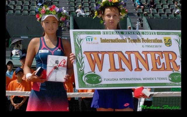 元世界31位のリバリコバが岐阜に続いて2週連続優勝、ダブルスは波形純理／高畑寿弥がタイトルを獲得 [福岡国際女子]