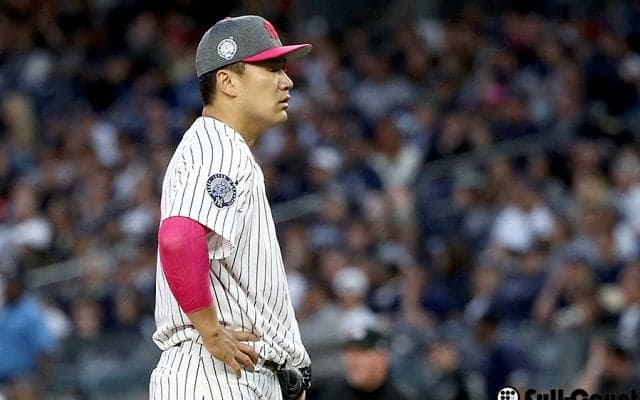 田中将大、まさかの大乱調スタート…初回に満弾含む3被弾でいきなり6失点