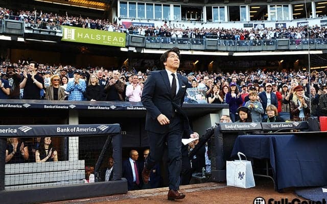 セレモニー登場の松井秀喜氏にNYファン総立ち「ジーター以外で最大の声援」