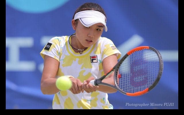 前年優勝者の岡村恭香が初戦を突破 [久留米市ユー・エス・イーカップ国際女子]