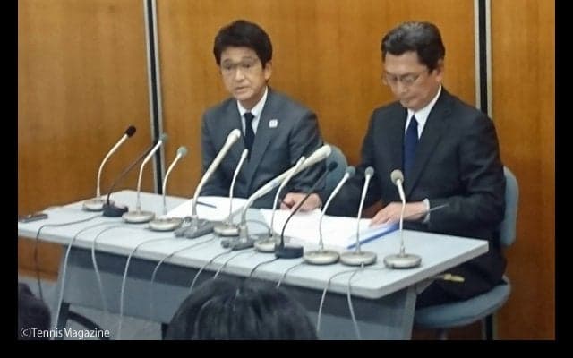 日本テニス協会が会見、三橋淳元選手とは連絡がとれず...