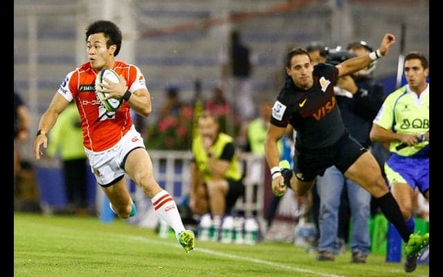  サンウルブズで地球の裏側へ。福岡堅樹、W杯の組分けに「チャンスもらえた」 