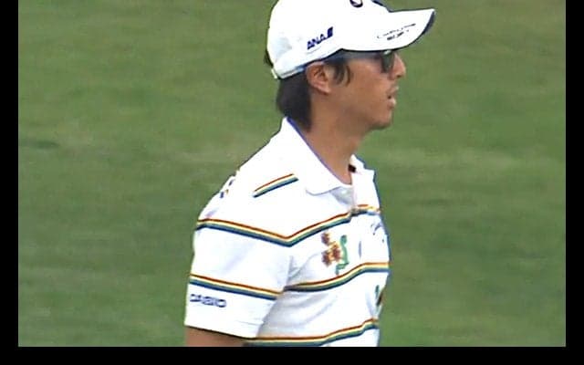 【動画】石川、7番で3mのパットを沈め、6番に続き連続バーディ！