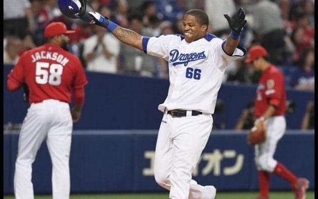ビシエド劇的弾！中日が延長サヨナラ勝ち！