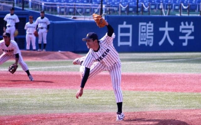 山根2本塁打4打点＆手塚が力投！立大が優勝へ大きな1勝！【東京六大学野球】