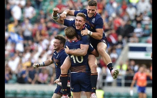  スコットランドがロンドンで歓喜！　4チームにセブンズW杯出場権。日本全敗 