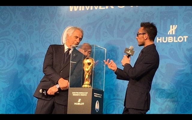 ハリルホジッチ監督「スポーツは信じれば叶う。勇敢にトライする」