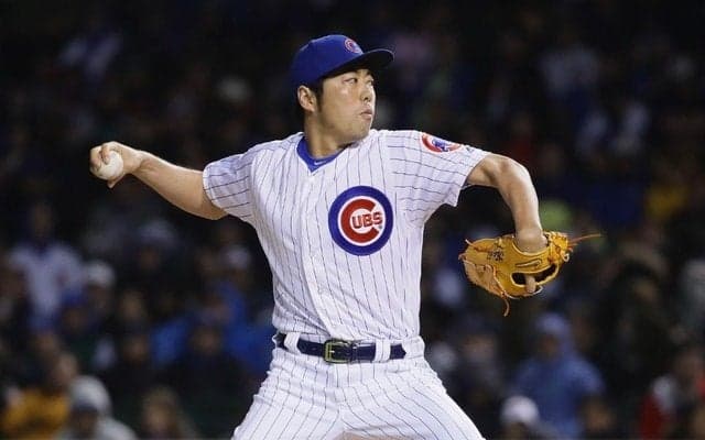 上原浩治が今季6ホールド目、同点のランナーを残して降板もカブスは競り勝つ