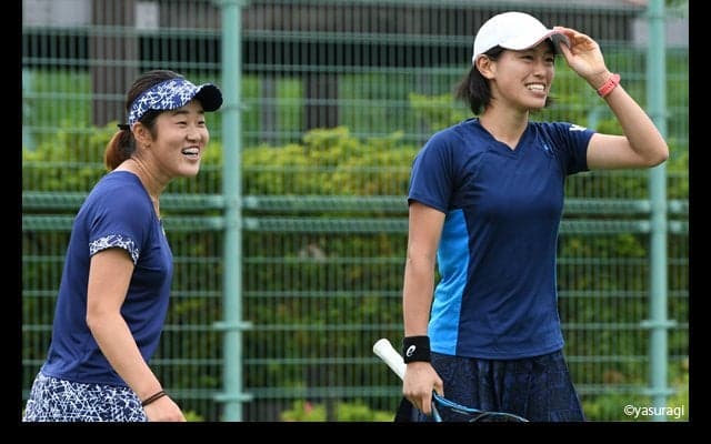 細沼千紗と森崎可南子の大学生コンビが第1シードを倒して準決勝へ [軽井沢国際女子]