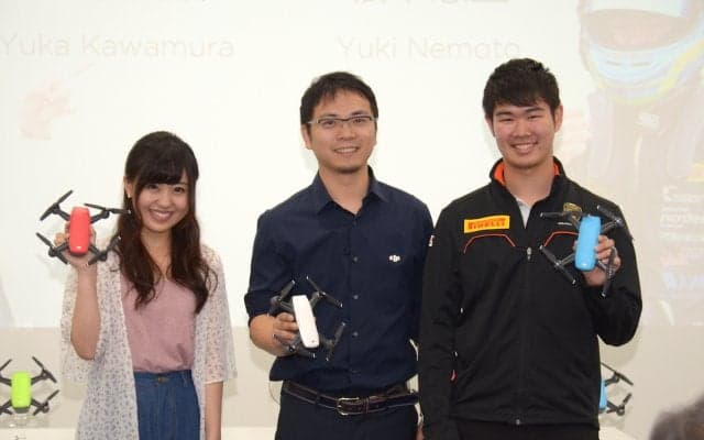 DJI、ジェスチャーのみで飛行可能な小型ドローン「DJI SPARK」を発表