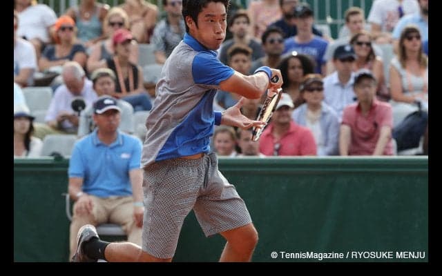 杉田祐一とジョンソンの1回戦は第4セット途中で日没順延 [全仏オープン]