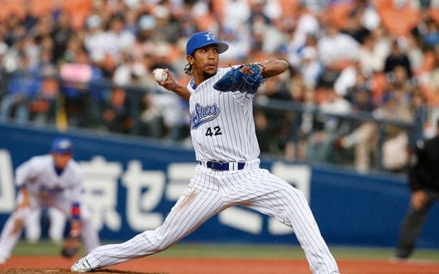 DeNA交流戦で162キロ右腕のOBクルーン氏が来場「肩は休養十分です！」