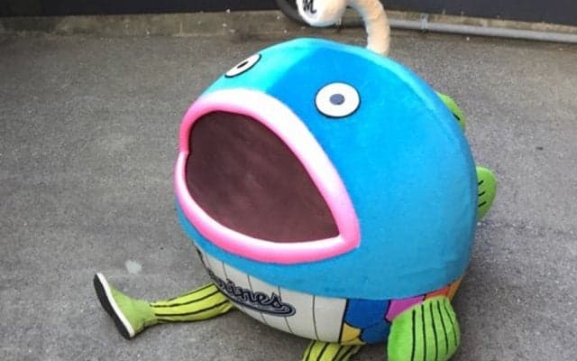 ロッテ新キャラ「魚」、交流戦も登場　第3形態は「予想をはるかに超える姿」!?