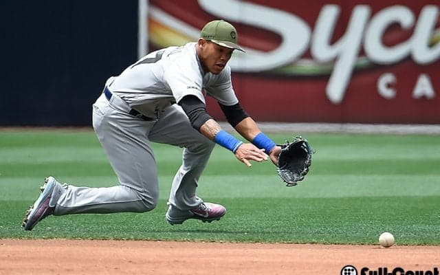 捕球場所はもはや完全に左翼!?　若き名手が遊撃定位置から35M“走破”超美技