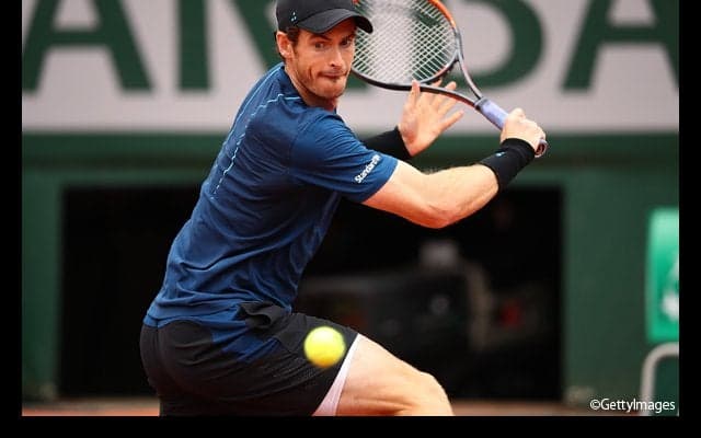 マレー、錦織らが初戦を突破、ツォンガ対オリーボは第4セット途中で日没順延 [全仏オープン]