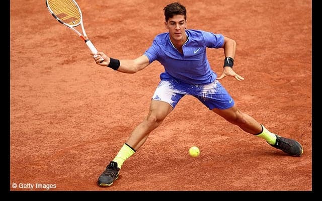 2015年以来、3試合目をプレーした21歳コキナキスは錦織に敗退 [全仏オープン]