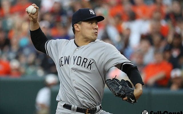 田中将大MLB500奪三振も乱調…6回途中を1発含む9安打7失点、白星ならず