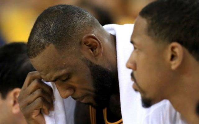 NBAファイナル第1戦はキャバリアーズの完敗、レブロン・ジェームズ「何も言うことはない、第2戦に集中するだけ」