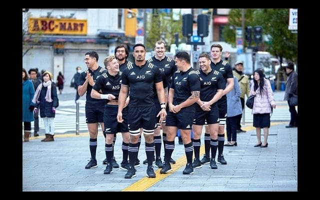  舞台は東京！ AIG とオールブラックスがスペシャルムービー公開 