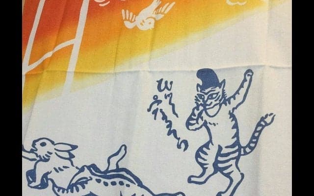 楽しいぞ。渋いぞ。暖簾にも。「鳥獣ラグビー手ぬぐい」発売中！ 