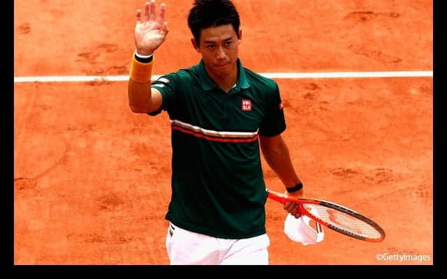 錦織が韓国のチョン・ヒョンをフルセットで振りきり3年連続16強 [全仏オープン]