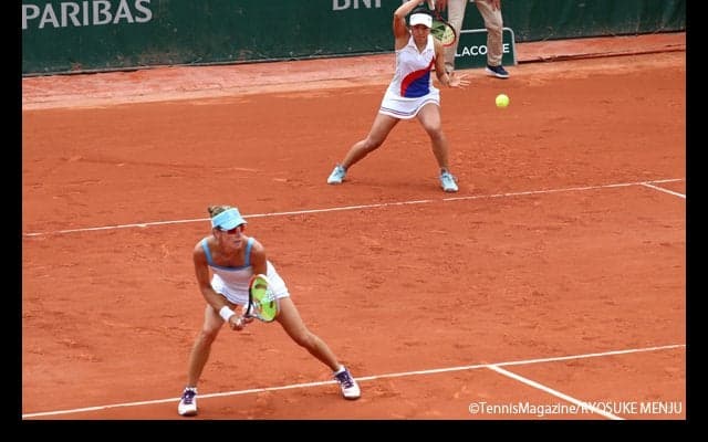 日比野菜緒／ロソルスカはフリプケンス／スキアボーネに敗れて8強入りならず [全仏オープン]