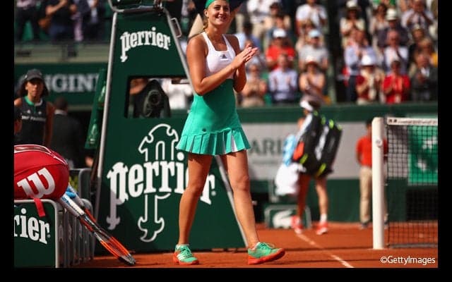 ムラデノビッチが前年女王のムグルッサを破り、地元フランスで8強入り [全仏オープン]