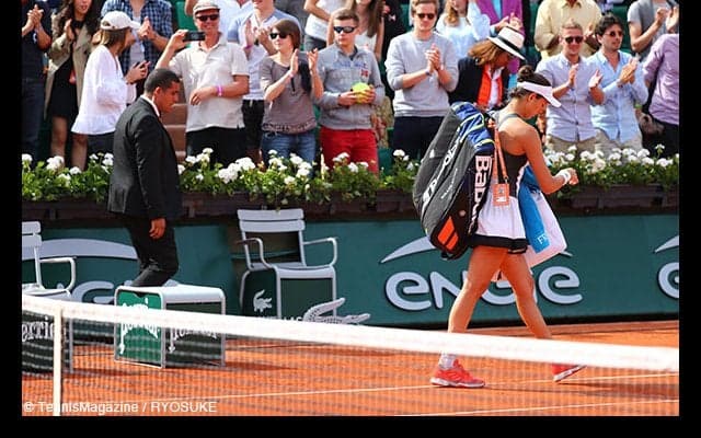 4回戦敗退のムグルッサ「今日は観客が本当に厳しかった」 [全仏オープン]