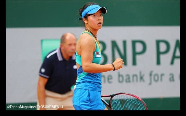 本玉真唯が2回戦へ、佐藤南帆はダブルスで前年優勝ペアに勝利 [全仏オープン・ジュニア]