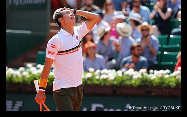 錦織がベルダスコを倒して2年ぶりの8強入り [全仏オープン]