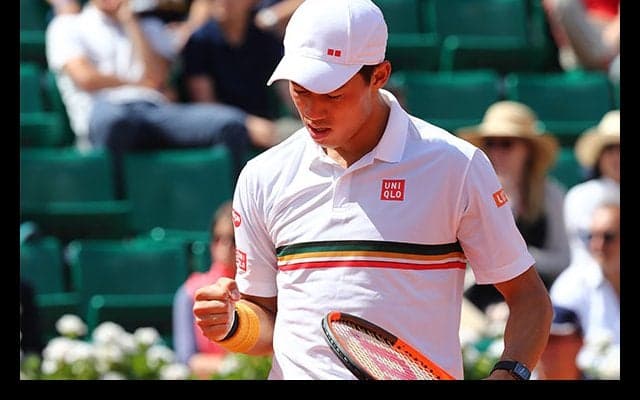 第3セットを奪った錦織が8強入りに王手 [全仏オープン]