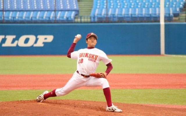 四国学院大・小久保気がV候補・東北福祉大を完封！スカウトも素材を評価【全日本大学野球選手権】