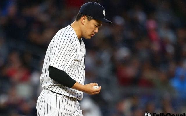 3被弾の田中将大、レッドソックス有望株に自己最高初速度の特大弾許す