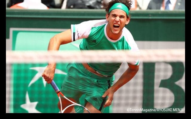 ティームがジョコビッチから初勝利で2年連続ベスト4進出 [全仏オープン]