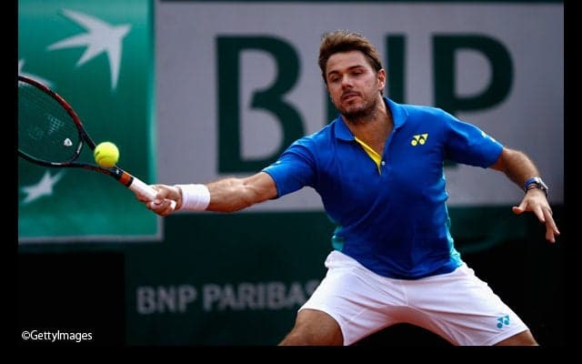 ワウリンカがチリッチをストレートで下して3年連続4強入り [全仏オープン]