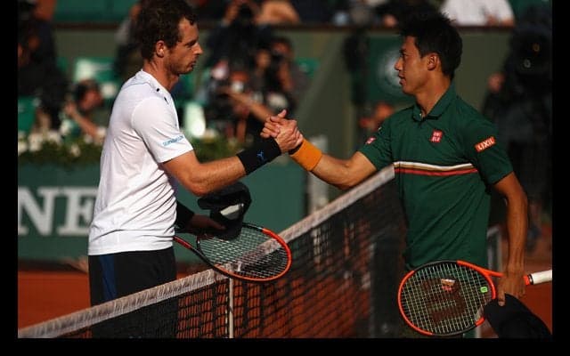 錦織は準々決勝で世界ナンバーワンのマレーに敗退 [全仏オープン]