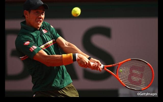 初の4強入りへ、錦織がマレーから第1セットを先取 [全仏オープン]