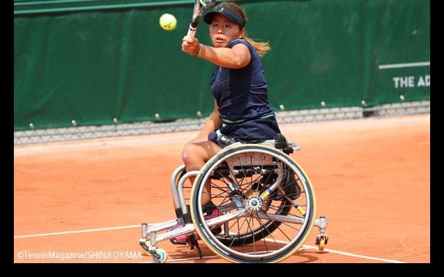 上地結衣が昨年敗れたバイスを倒して決勝進出 [全仏オープン・車いすの部]