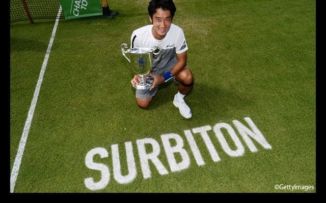 杉田祐一がグラスコート初優勝で今季3勝目 [サービトン・チャレンジャー]