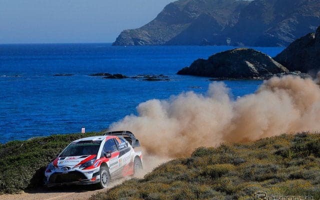 【WRC 第7戦】トヨタが5戦ぶりに表彰台獲得、3台体制で2-4-6位…フィエスタのタナクが初優勝