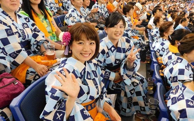 浴衣で野球観戦！観戦チケット付きの着付け講座「応援ゆかた講座」開講
