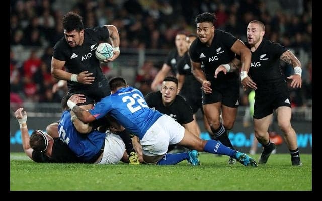  オールブラックス別次元の強さ　サモアから12トライで完封勝利！ 