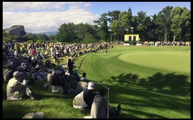 ゴルフパートナーカップに応援＆お酒ありでワイワイ観戦できるホールが登場