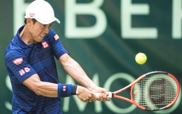 錦織圭が芝初戦で勝利、ベルダスコに苦戦も逆転突破