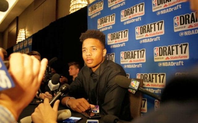 NBAドラフトの全体1位指名は予想どおりマーケル・フルツ「誰もが夢見る職業に就くことができて興奮している」