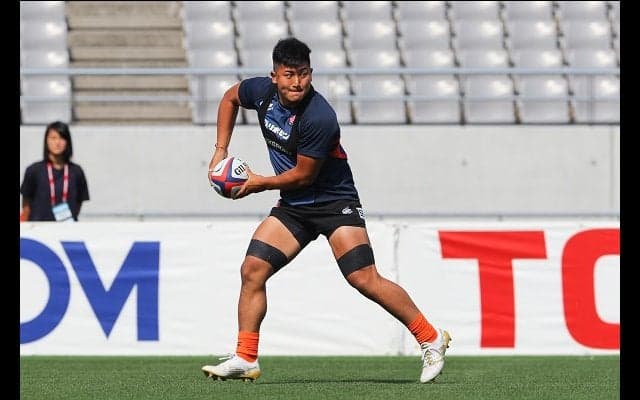  基本はスペーシング、時折ボール。初の日本代表「7」に松橋は「勢い殺す」。 