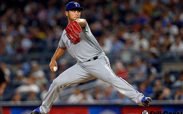MLB初対決、ダルビッシュ7回無失点10Kで降板　田中将大も8回零封9Kの好投