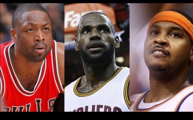 ウェイドとカーメロ、優勝を求めレブロンと『2003年組』トリオをキャブズで結成？
