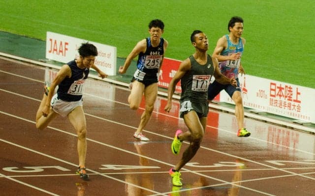 サニブラウン、男子100mを10秒05で優勝「9秒台はそのうち出せれば」