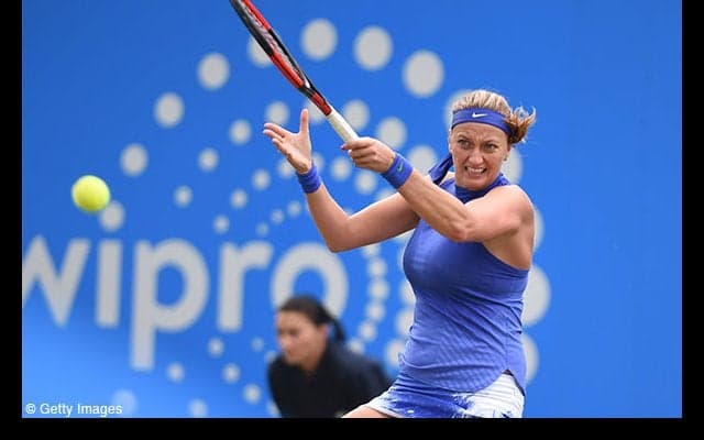 クビトバがケガのため欠場 [AEGON国際イーストボーン]